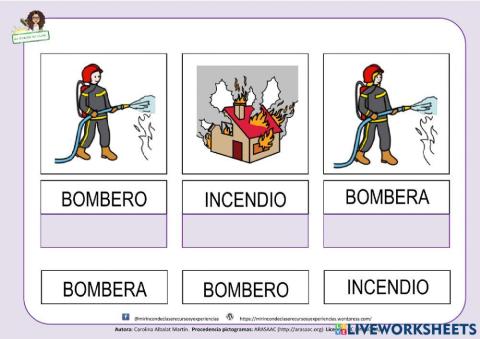 Las profesiones: bombero