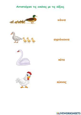 Αντιστοίχιση εικόνας- λέξης