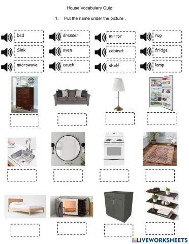 House and Prepositions Quiz