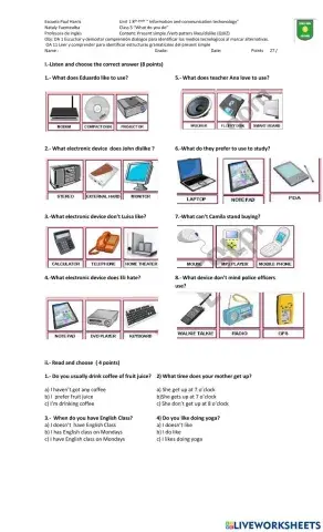 Class 5 unit 1 8th grade