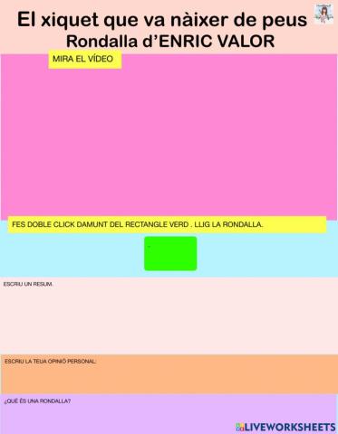 Rondalla d’Enric Valor: El xiquet que va nàixer de peus