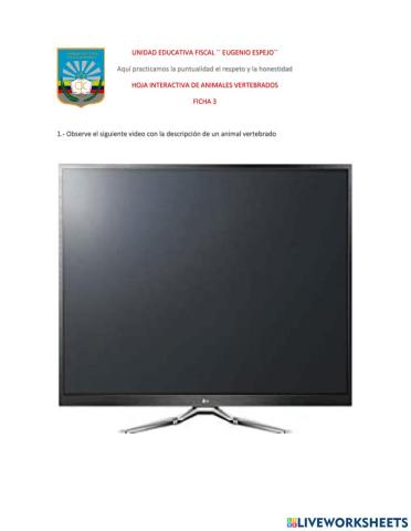 Exposicion de animales vertebrados