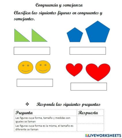 Congruencia y semejanza