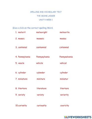 Spelling-vocabulary-grammar