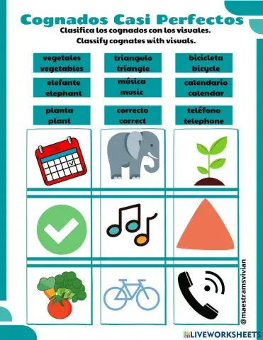 Cognados Casi Perfectos