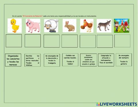 ACTIVIDAS 2. -El Concierto de Roberto-