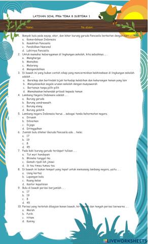 Tugas Tema 8 Subtema 1