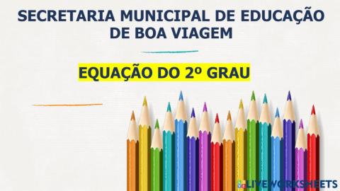 Resoluçao de equação do 2º grau completa