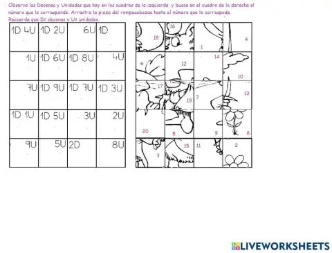 Decenas y unidades
