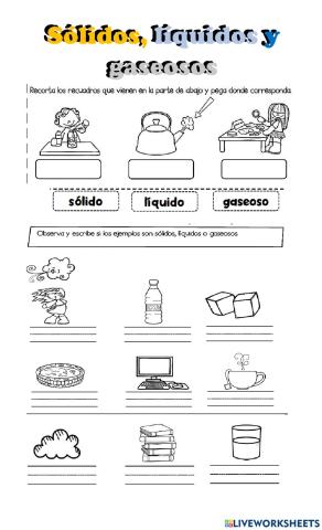 Formas de las materias