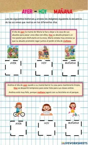 Ayer hoy mañana