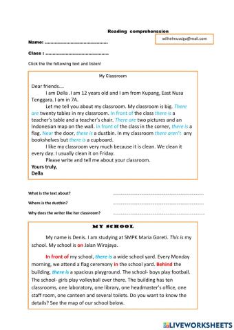 Reading comprehension