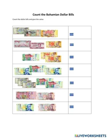 Counting Dollar Bills