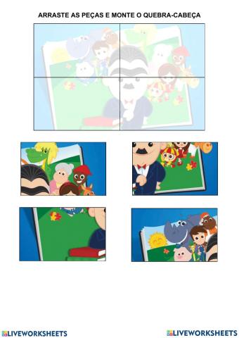 Quebra-cabeça do sitio