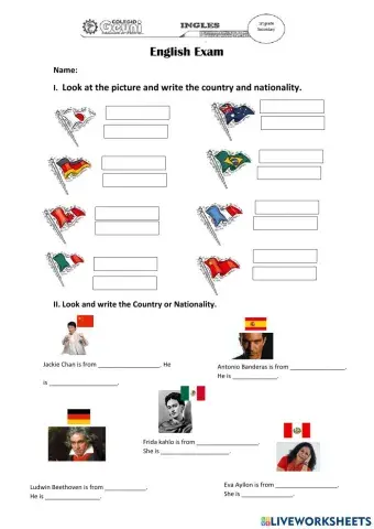 Countries and nationalities 3