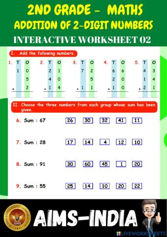 2nd-maths-ps02-addition of 2-digit numbers - ch 02