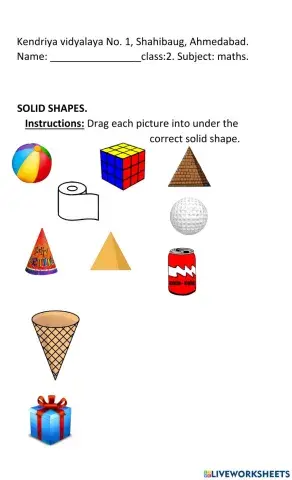 Drag and drop following objects under the heading