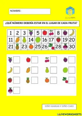 Números hasta el 30