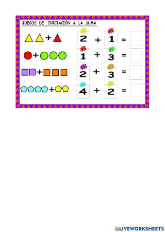 Iniciación a las sumas