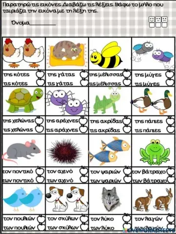 Της ή τις, τον ή των