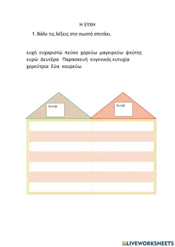 Γλωσσα α' δημοτικου-h eyxh