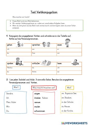 Test Verbkonjugation