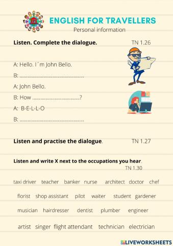Dialogues for travellers IPI