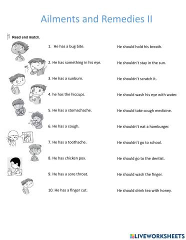 Ailments  and Remedies II