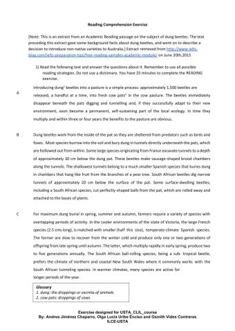 Dung beetle- clil session 15-16