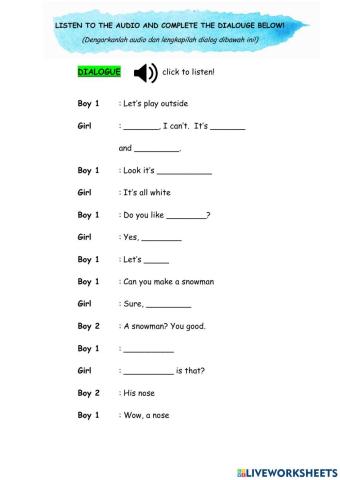 Listening about weather k4