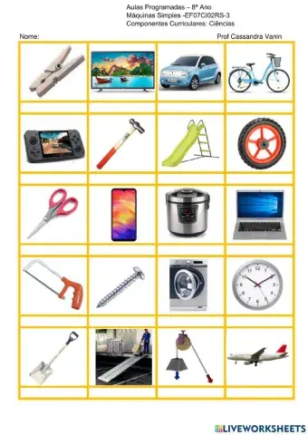 Máquinas Simples e Complexas