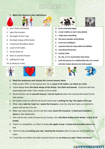 Idioms 1