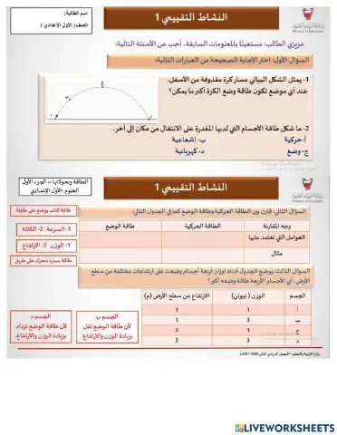 الطاقة و تحولاتها1