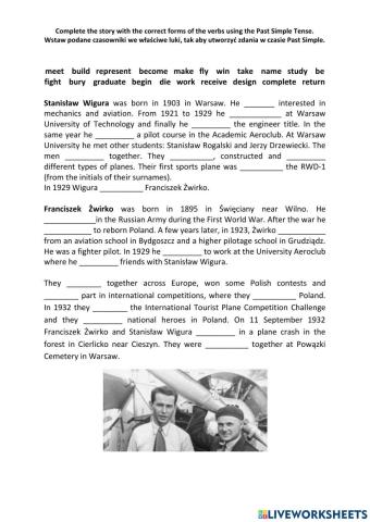 Polish pilots -Żwirko i Wigura