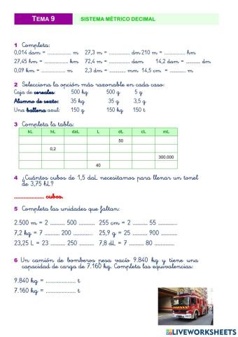 Sistema métrico decimal
