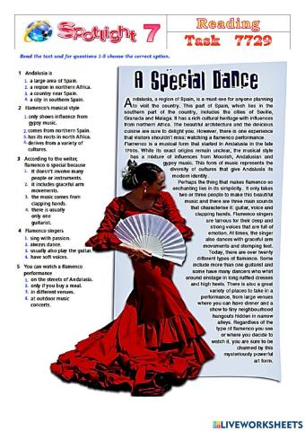 Spotlight 7 Task 7729