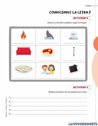 Actividad 8-9 letra F