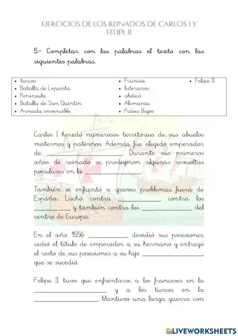 El imperio expañol en el sigloXVI