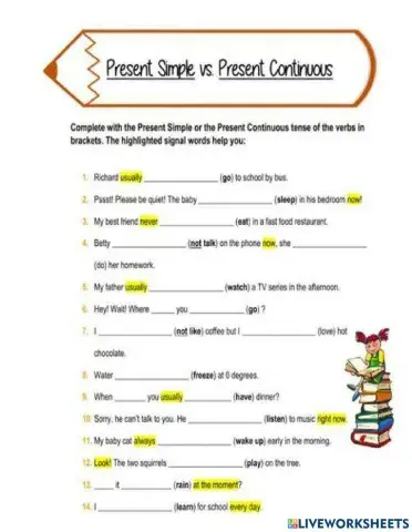 Present simple vs Present continuous