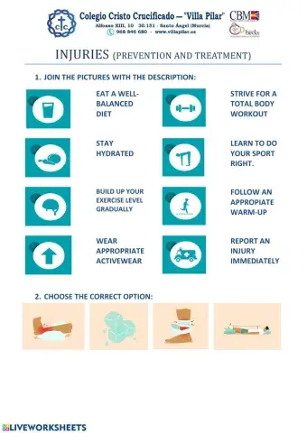 Injuries - Prevention and treatment