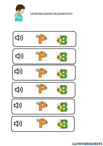 Phonics b-p