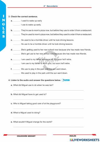 Unidad 2 - inglés 4°