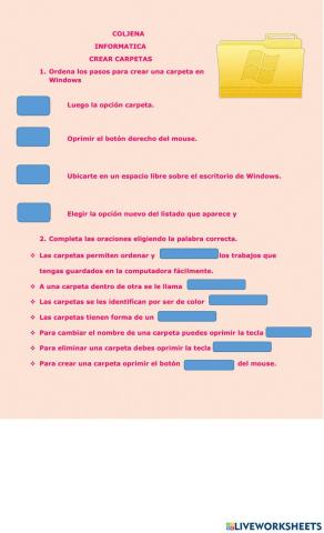 Crear carpetas en windows