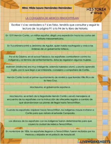 .la conquista de mexico-tenochttitlan