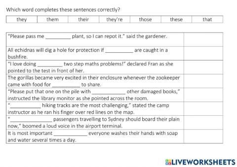 Those These and Commas G.L 1