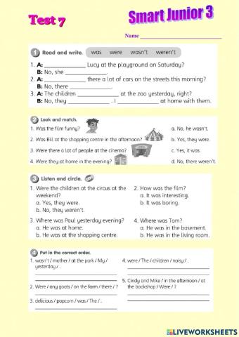 Smart Junior 3 Test 7