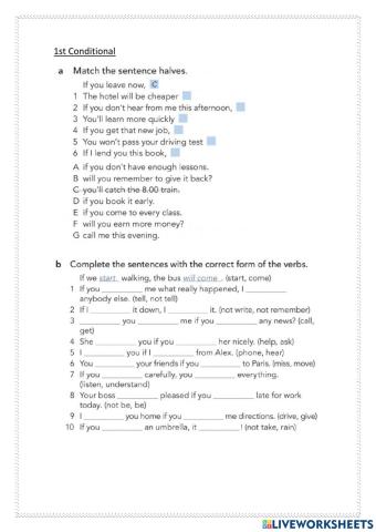1st Conditional