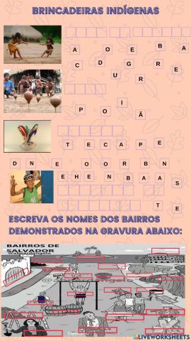 Brincadeiras indígenas