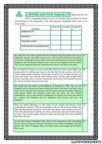 British and Irish legends