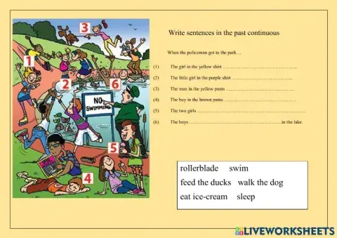 What were they doing?